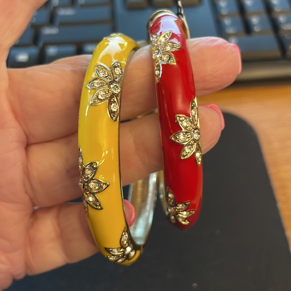 Talbots Red and Yellow Bracelets - Picture 2 of 4